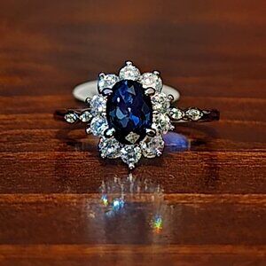 Fragrant Jewels Vintage Sapphire Ring